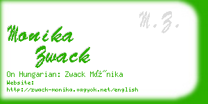 monika zwack business card